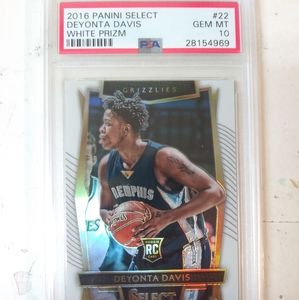 2016 Panini Select Deyonta Davis White Prizm